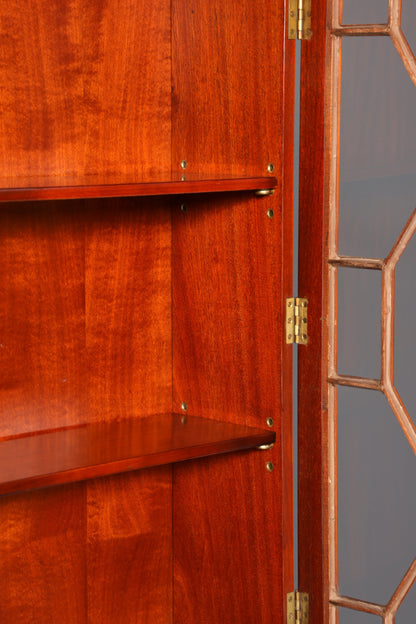 Wunderschöner Englischer Sekretär Büro Aufsatzsekretär Antik 60S Vitrinen Schrank UK