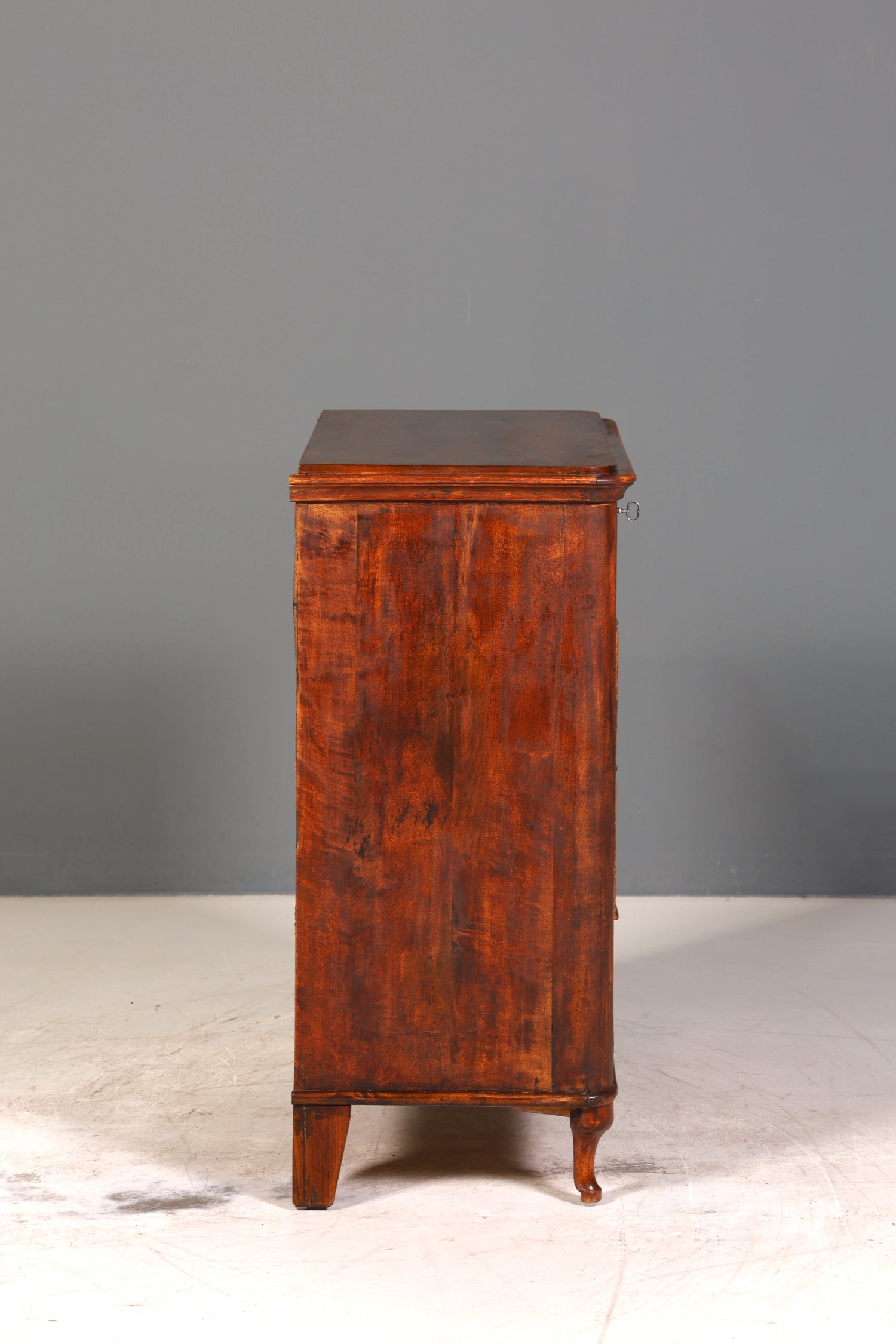 Stilvolle Louis Philippe Kommode Nussbaum Gründerzeit Schubladenkommode um 1890