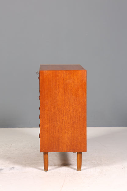 Wunderschöne Mid Century Kommode Teak Holz Sideboard Vintage Schubladen Kommode Wäschekommode