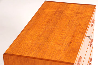 Wunderschöne Mid Century Kommode Teak Holz Sideboard Vintage Schubladen Kommode Wäschekommode