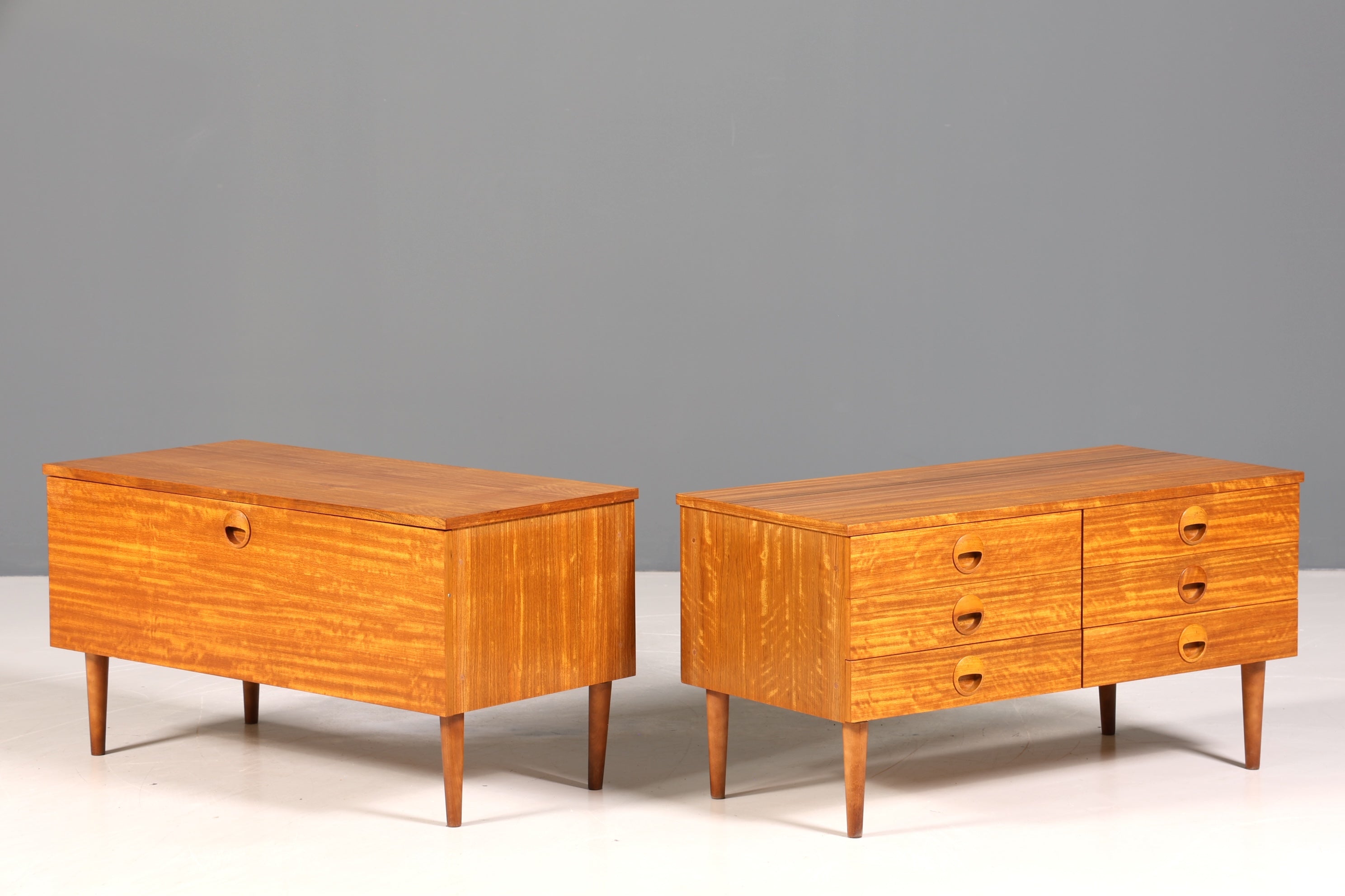 Schlichte Original Hellerau Kommode Klappschrank Joachim Nebelung 430 Bauhaus Retro Schrank