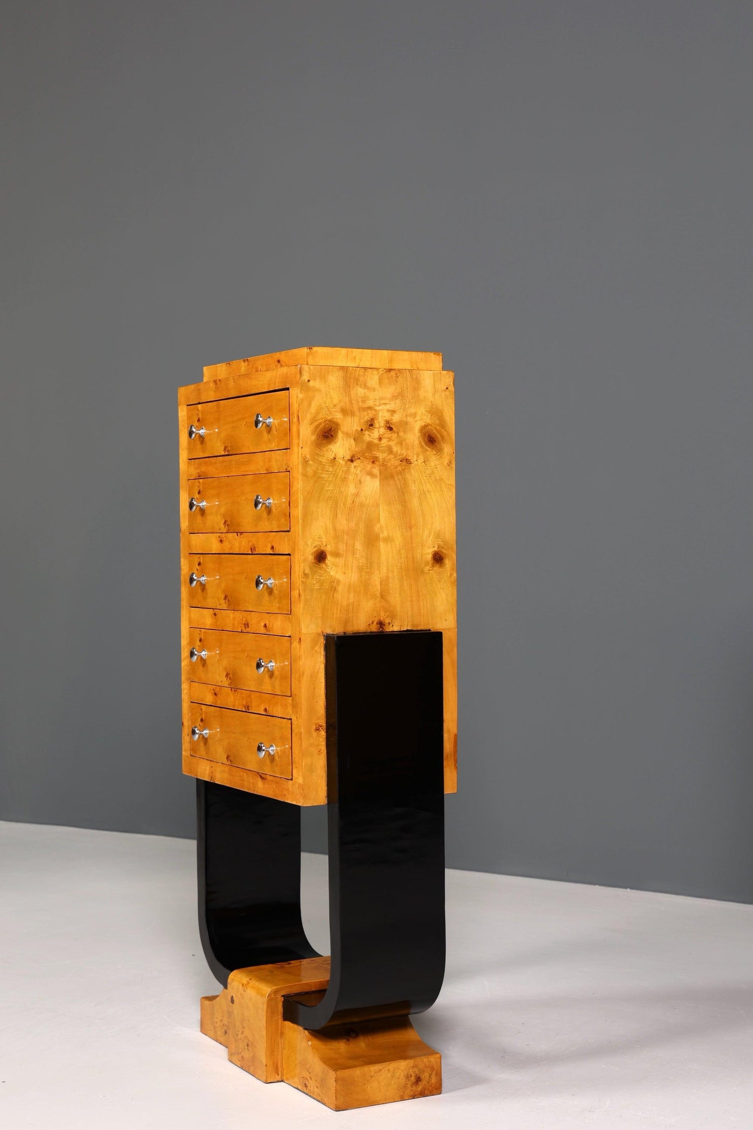 Traumhaftes Art Deco Design Highboard Biedermeier Stil Kommode