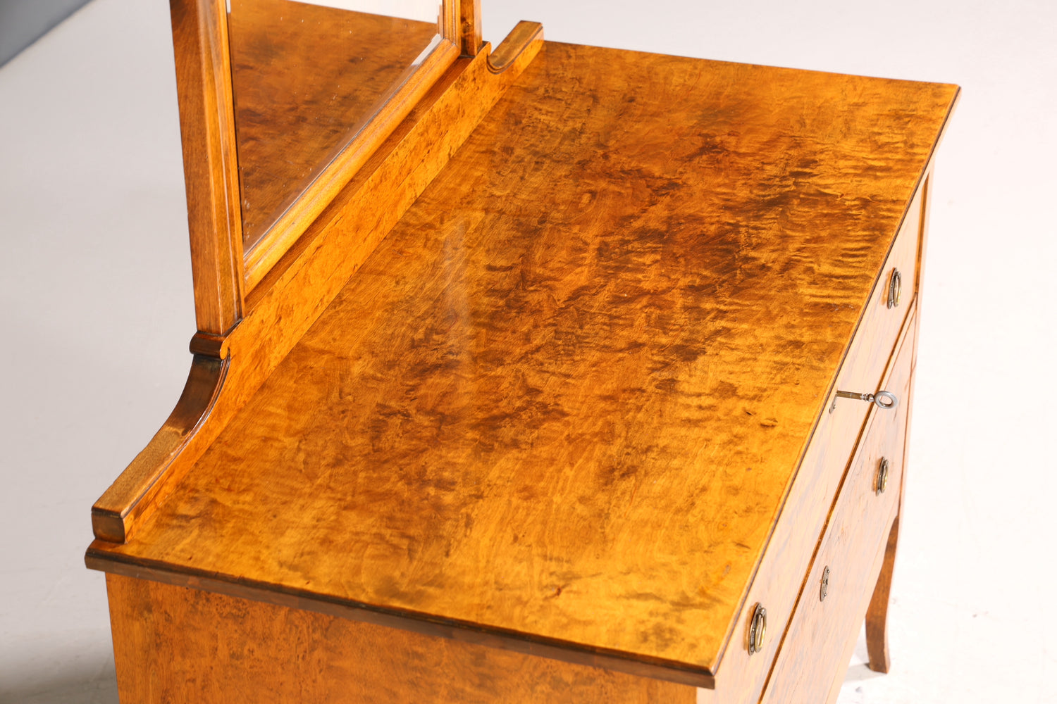 Wunderschöne Art Deco Stil Kommode um 1940 Spiegel Sideboard Schubladenkommode