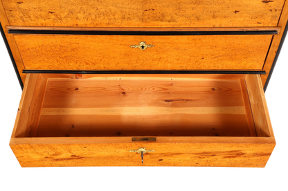 G614 Finish Cm Stilvoller Biedermeier Sekretär Louis Philippe Vertiko Antik Kommode Schreibkommode Office Desk (Kopie)