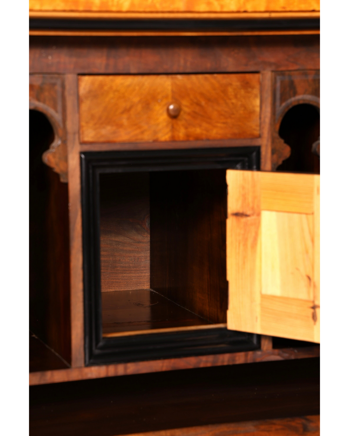 G614 Finish Cm Stilvoller Biedermeier Sekretär Louis Philippe Vertiko Antik Kommode Schreibkommode Office Desk (Kopie)