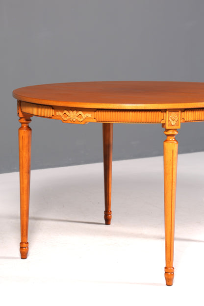 Wunderschöner Tisch im Gustavianischer Stil Küchentisch ausziehbar Antik Stil Eibe Esszimmer Tisch