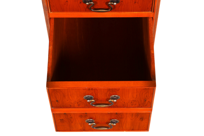 G616 Finish cm Wunderschöner Englischer Schreibtisch Englisch Eibe Desk Leder Auflage Antik Stil Bürotisch Office Desk (Kopie)