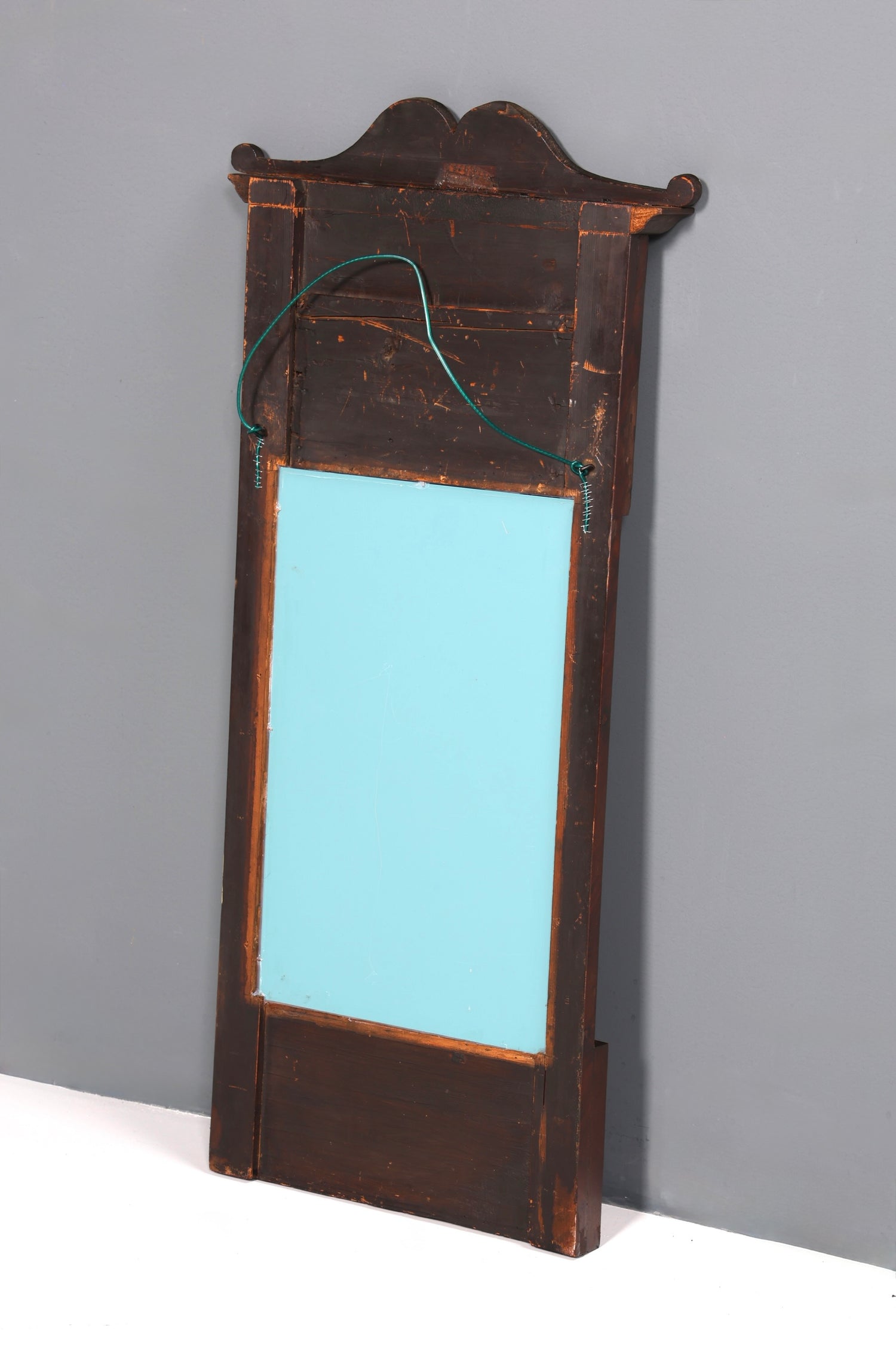 Wunderschöner Biedermeier Spiegel um 1860 Louis Philippe Wandspiegel Antik Holzspiegel Flurspiegel