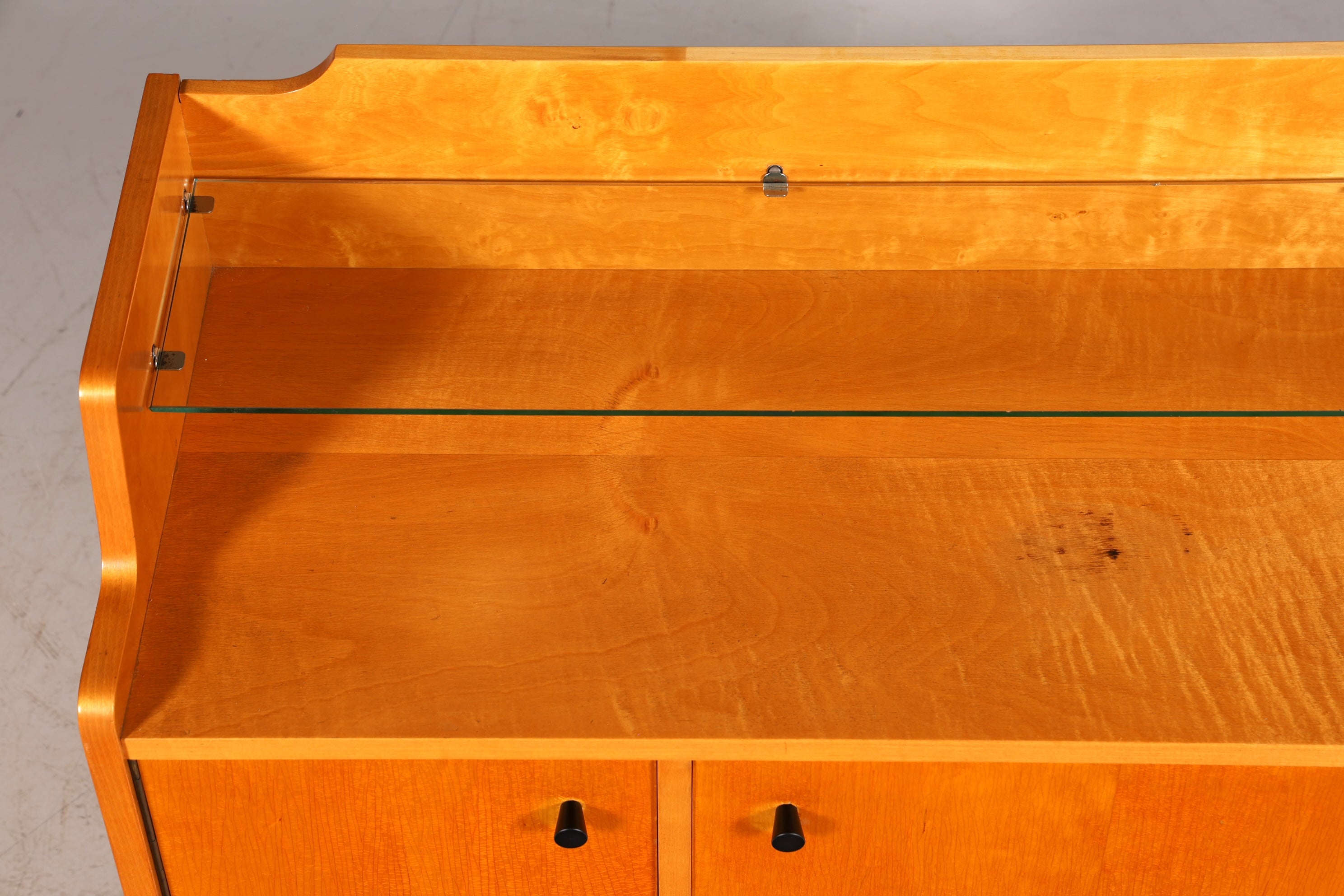 F966 Finish cm Wunderschönes Mid Century Kommode Vintage TV Sideboard 60s Schrank Flurkommode Klappschrank