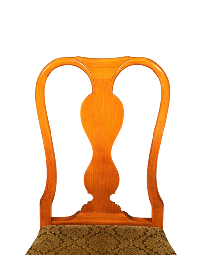 4x Wunderschöne Chippendale Stühle Barock Stil Stuhlset Polsterstuhl Set Küchenstühle Esszimmer Stühle