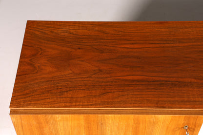 F969 Finish cm Schlichtes Mid Century Sideboard Vintage TV Kommode 60s Schrank Longboard Retro Lowboard