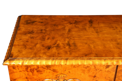 Stilvoller Original Art Deco Schrank Vertiko um 1940 Aktenschrank echt Holz Wäscheschrank Highboard