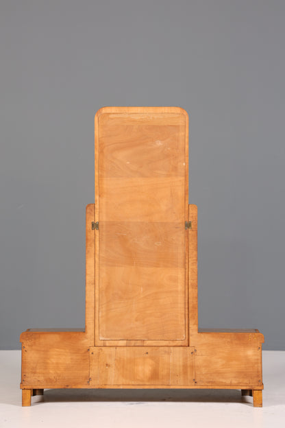 Wunderschöne Art Deco Spiegelkommode Antik Sideboard mit Spiegel Frisierkommode Vitrine