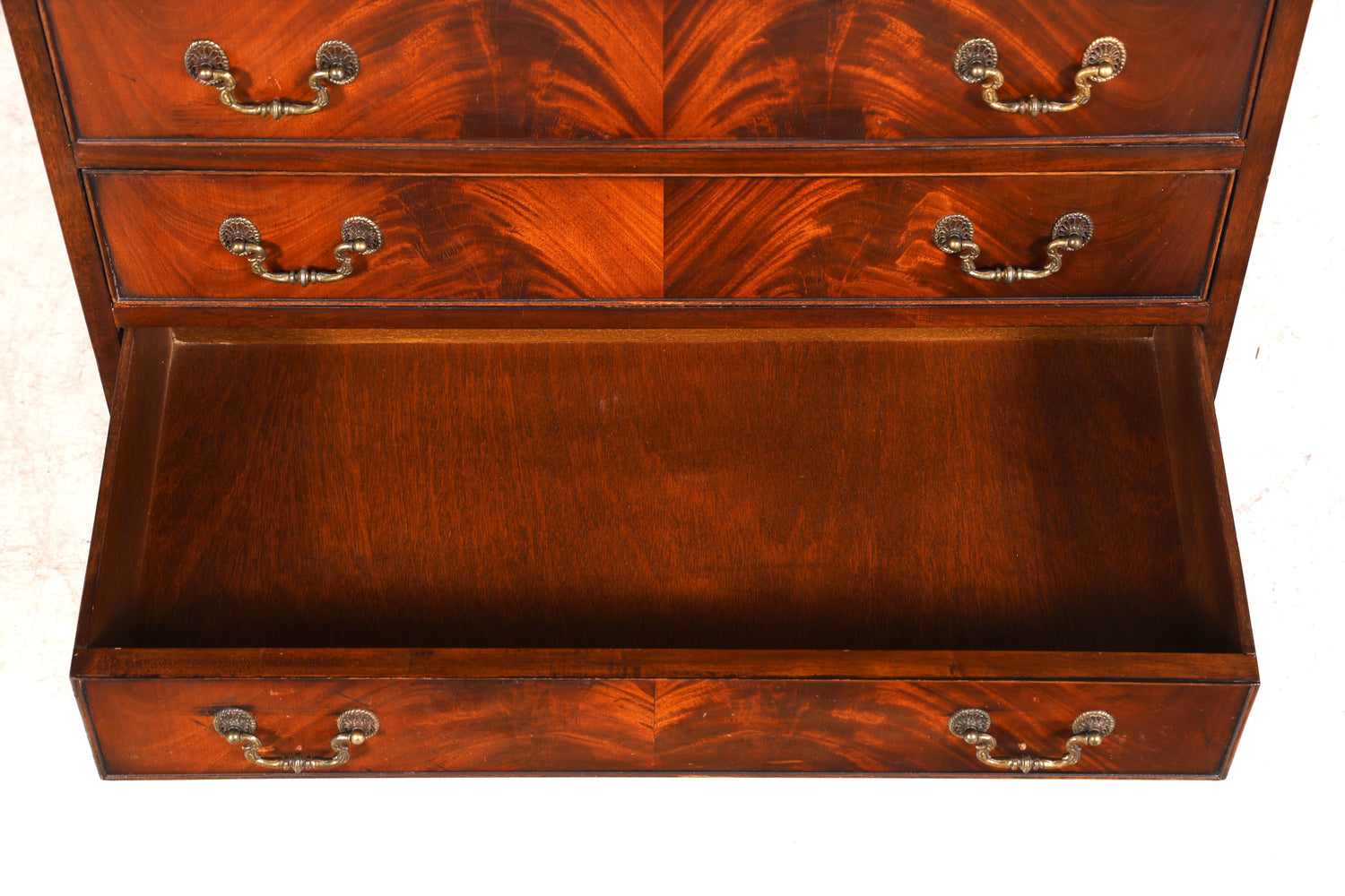 F973 Finish cm Wunderschöner Englischer Sekretär Büro Aufsatzsekretär Antik 60S Vitrinen Schrank UK