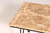 Wunderschöner Couchtisch mit Marmorplatte Tisch mit Hairpin Legs Ablagetisch