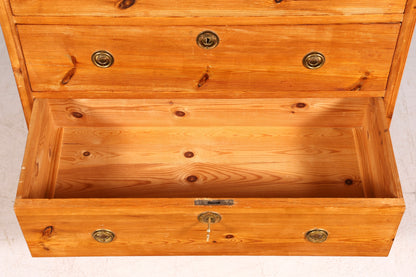 F974 Finish Wunderschöne Gründerzeit Kommode Jugendstil Antik Sideboard Schubladenkommode Wäschekommode