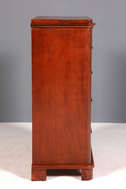 F975 Finish Traumhafte Gründerzeit Kommode Jugendstil Schubladenkommode Antik Vertiko Wäschekommode