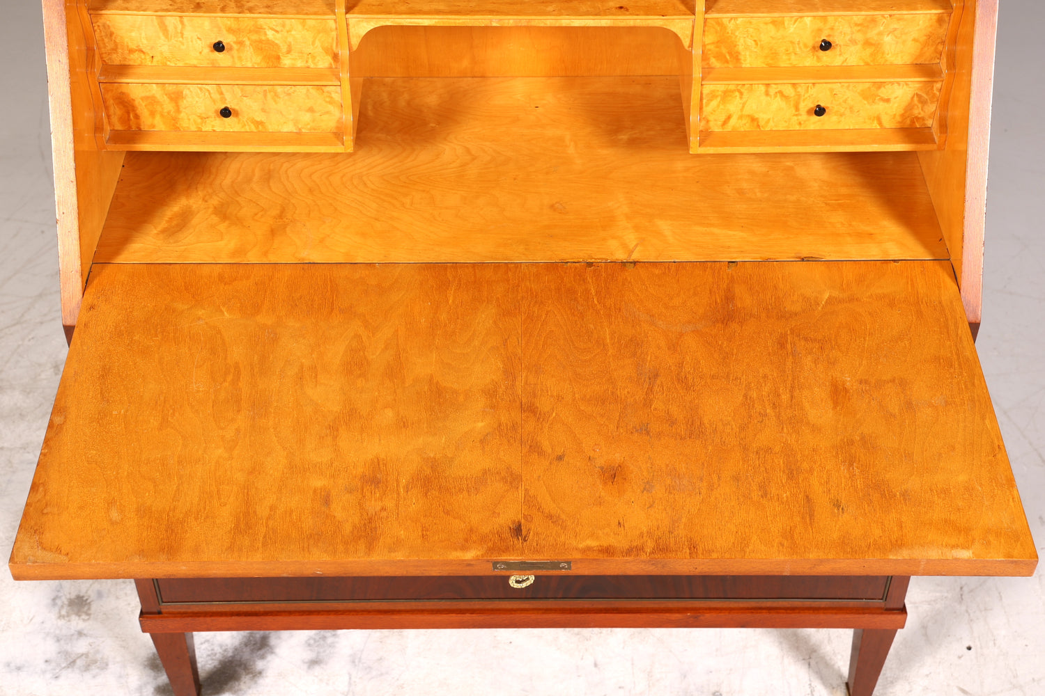 Stilvoller Sekretär im Englischen Stil Büro Kommode Schreibkommode Sekretär Kommode