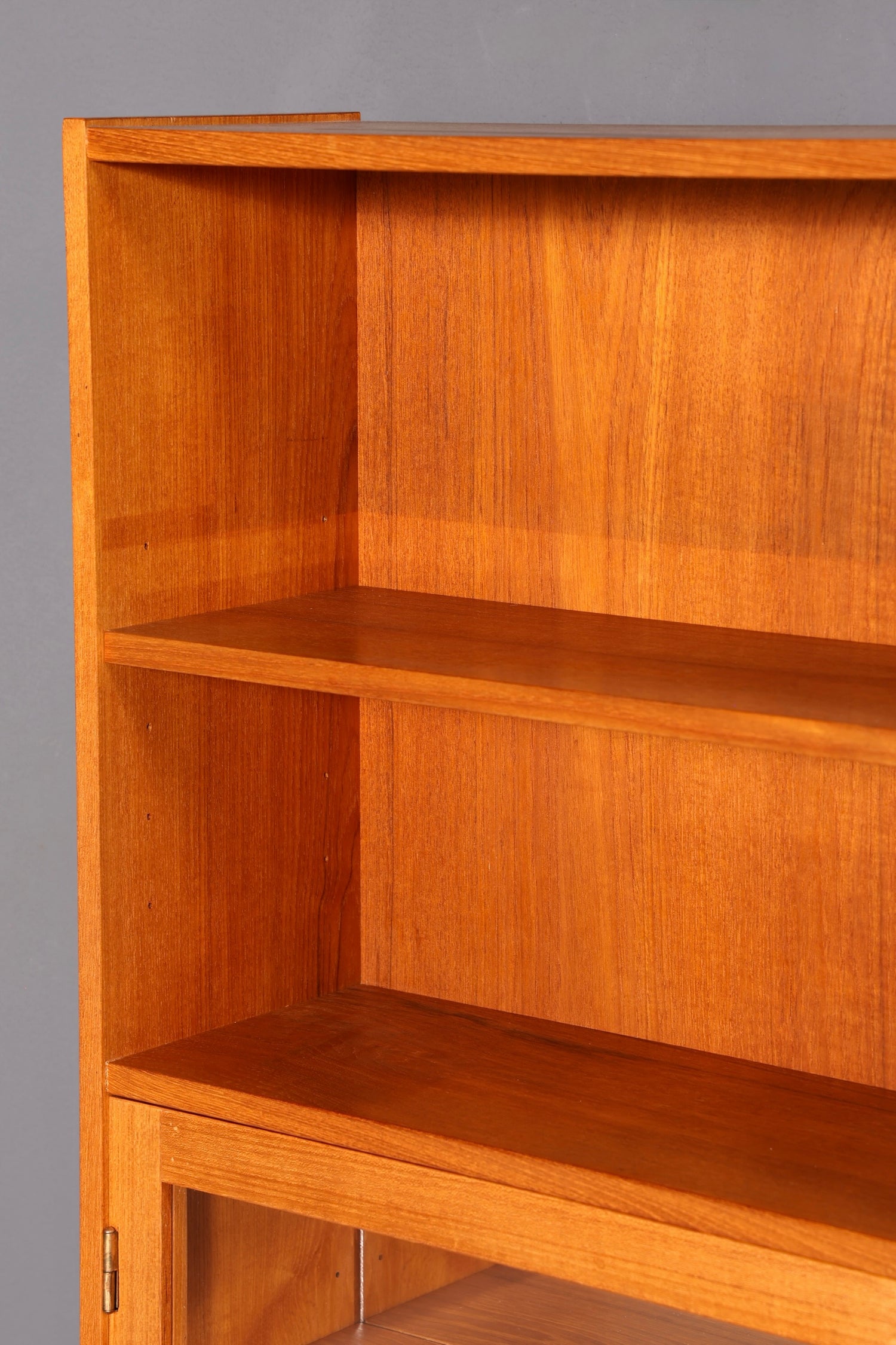 Edles Mid Century Regal Danish Design Sideboard Bücherregal Teak Holz Vitrine Sekretär Schrank Highboard Vintage 60er