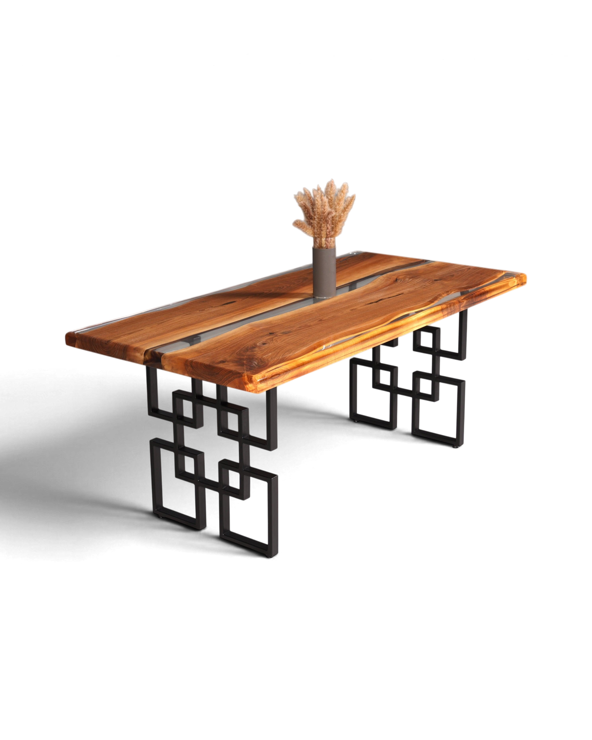 Epoxidharz Tisch 180x90cm Nussbaum River Table – Hauptstadt Möblerei Berlin