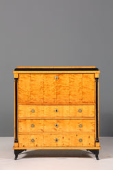 Wunderschöner Original Biedermeier Sekretär um 1860 Kommode Antik Bürokommode
