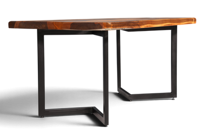 Beeindruckender Epoxidharz Tisch 160-90cm Nussbaum Esszimmer Tisch Epoxy Esstisch Küchentisch