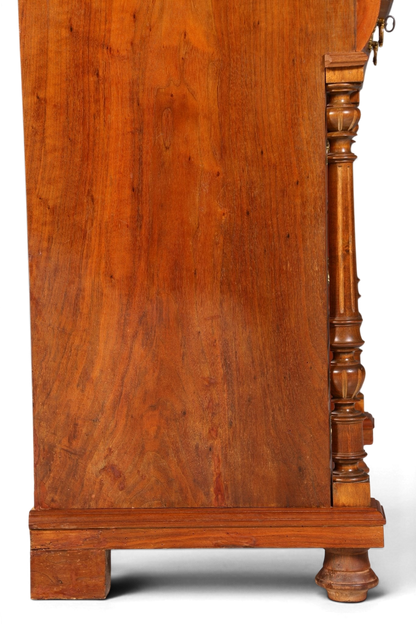 Edle Louis Philippe Kommode mit Spiegelaufsatz Gründerzeit Frisierkommode Holz Schrank Antik Flurschrank um 1880