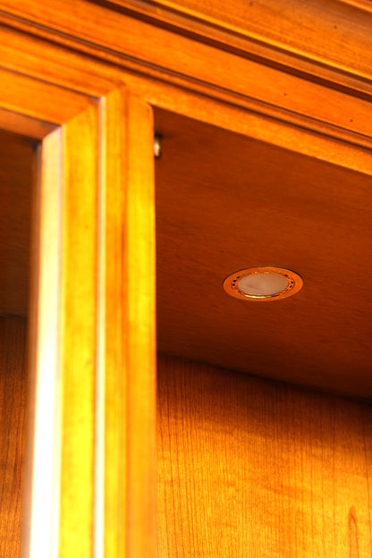 Traumhafte Original Selva Vitrine Antik Stil massiv Holz Buffet Villa Borghese Schrank Bibliothek