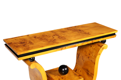 Wunderschöne Art Deco Design Wandkonsole Birke Flurablage Tisch Ablagetisch Konsole