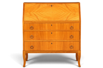 G677 Finish cm Schlichter Mid Century Sekretär Vintage Schreibmöbel echt Holz Kommode Office Secretary (Kopie)