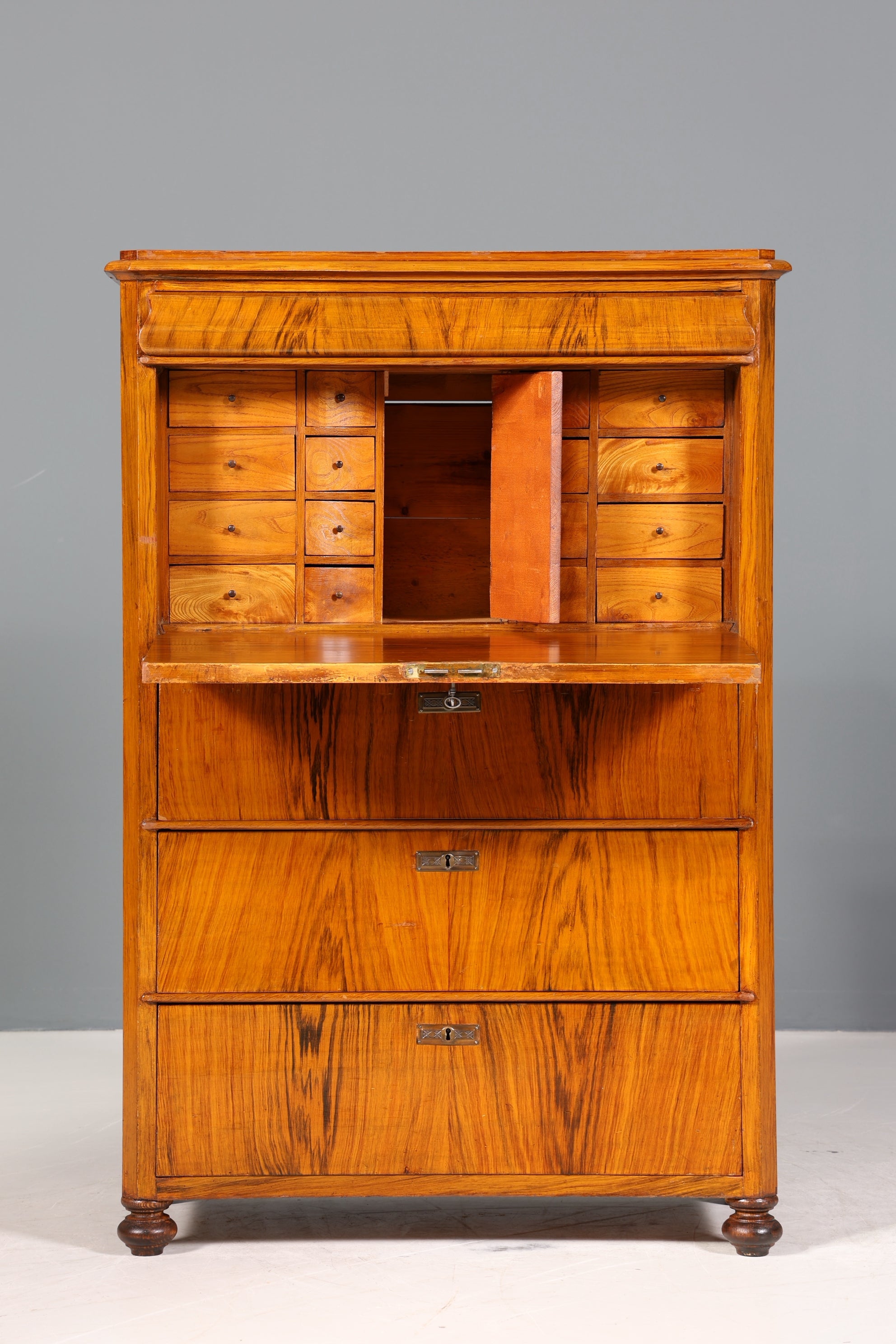 Wunderschöner Louis Philippe Sekretär Vertiko Gründerzeit Kommode Schubladenkommode