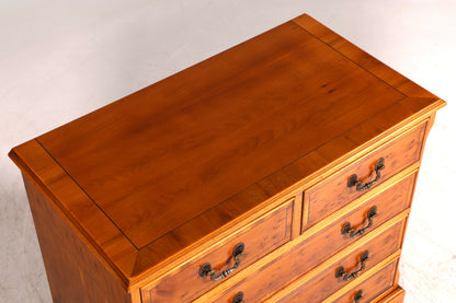 G021 Finish cm Wunderschöne Englische Kommode Holz TV Schrank Antik Sideboard