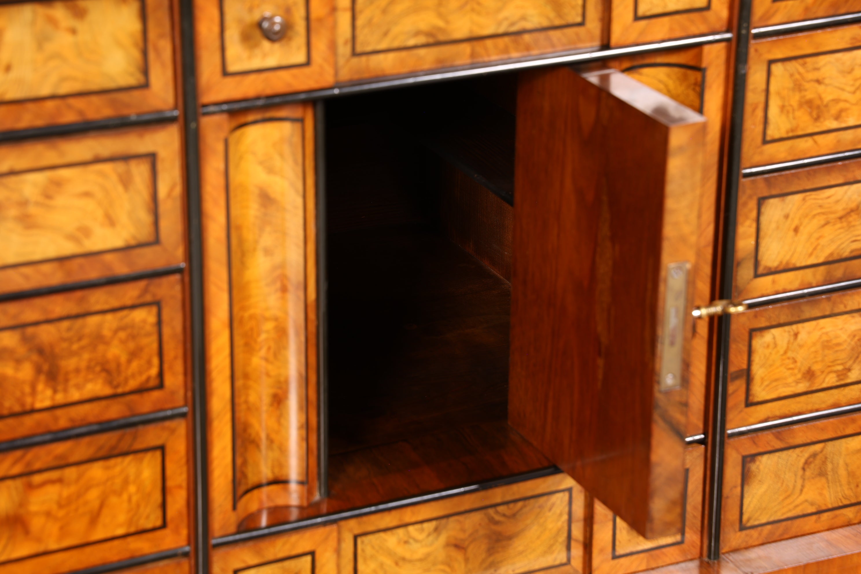 Wunderschöner Biedermeier Sekretär Louis Philippe Büro Vertiko Kommode Antik Schreibtisch