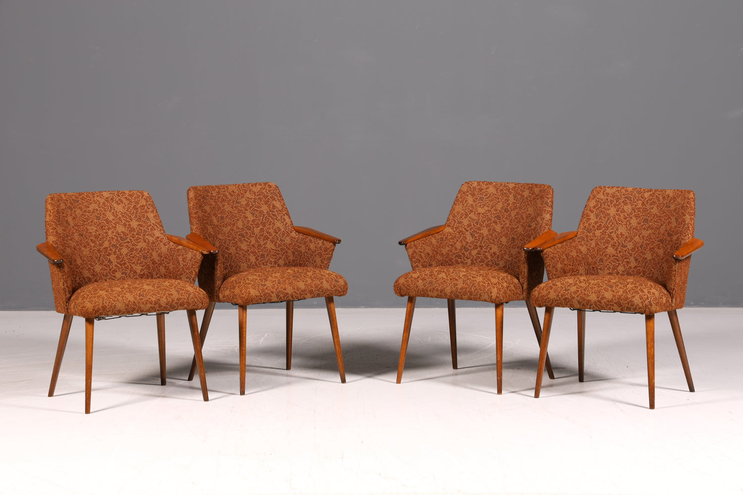Wunderschöner Mid Century Stuhl Retro Armlehnstuhl Cocktailstuhl Küchenstuhl Sekretär Stuhl 4 von 4
