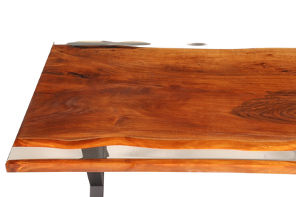Beeindruckender Epoxidharz Tisch 180-90cm Nussbaum Esszimmer Tisch River Table Epoxy Küchentisch