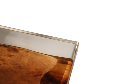 Beeindruckender Epoxidharz Tisch 180-90cm Nussbaum Esszimmer Tisch River Table Epoxy Küchentisch