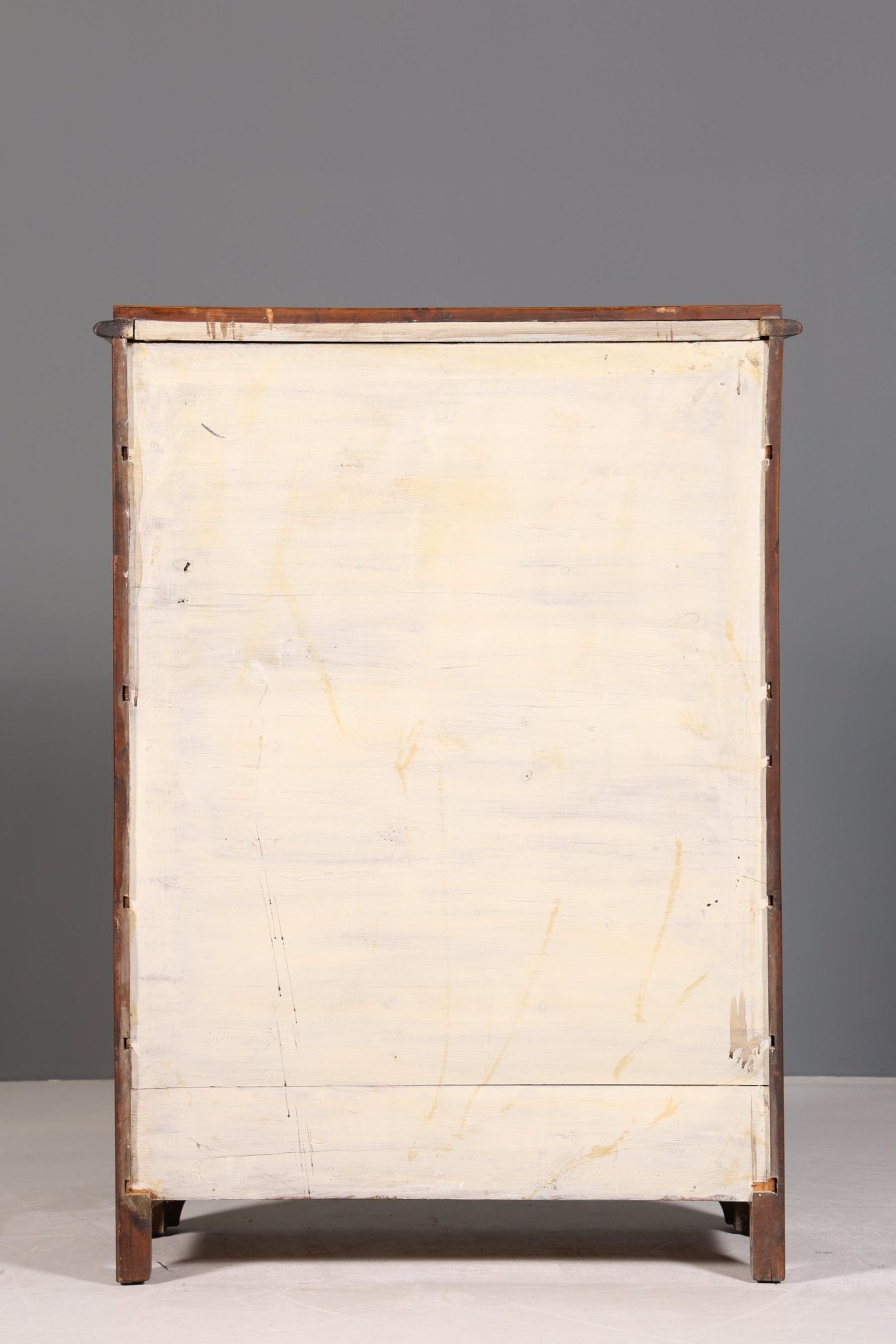 Edler Gründerzeit Sekretär Vertiko Nussbaum Jugendstil Highboard Louis Philippe Kommode um 1880