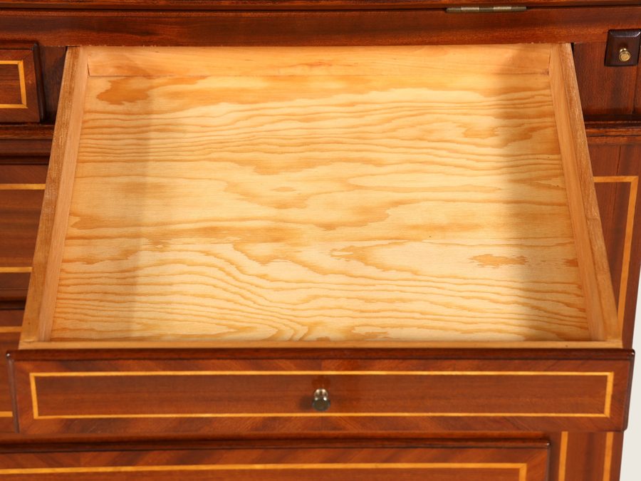 Drawer with inlay work