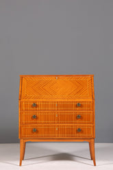 Mid Century Sekretär Vintage Büro Schrank Retro Kommode Office Secretary 60s