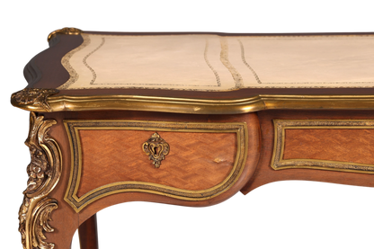 G078 Finish - Louis XV Barock Schreibtisch usw. Messing Zarge, Preis muss ich noch recherchieren