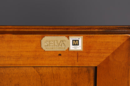 Stilvolles Original Selva Sideboard Villa Borghese Antik Stil Schrank Kommode Buffet Anrichte Massiv Made in Italy