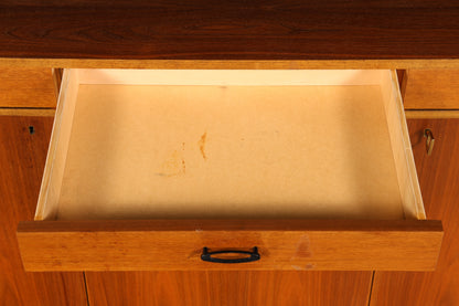 Wunderschönes Mid Century Highboard echt Holz Schrank Büro Kommode 60er Jahre