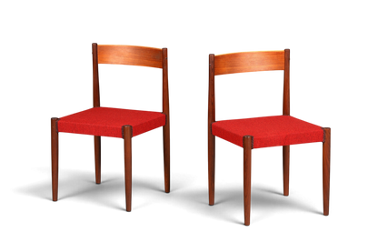 Schlichter Mid Century Stuhl Danish Design Retro Küchenstuhl Esszimmerstuhl Sekretär Stuhl