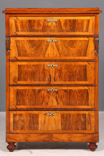 Wunderschöne Gründerzeit Kommode Jugendstil Vertiko Schubladenkommode Antik Wäschekommode Schrank Vintage
