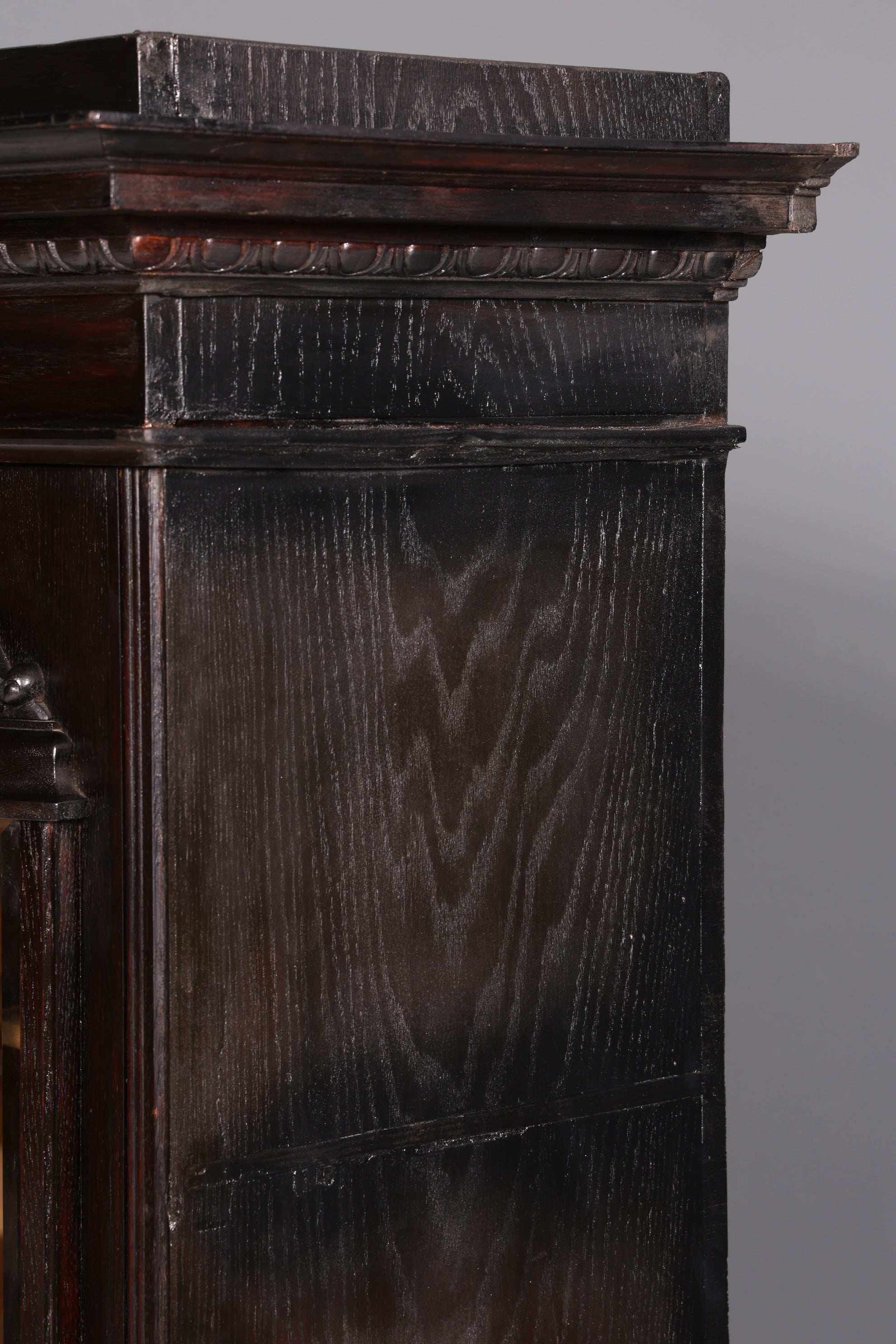 Prachtvolle Jugendstil Vitrine Antiker Bücherschrank Geschirrschrank Glasvitrine Schrank Antik 1 von 2