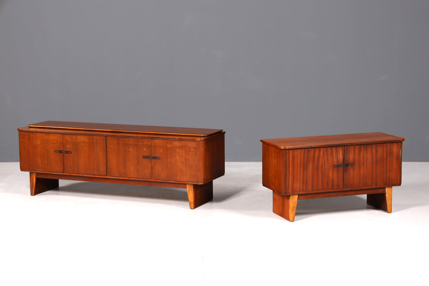 F950 Finish cm Wunderschöne Mid Century Kommode Vintage Schrank Retro Flur Kommode 60s Regal Sideboard