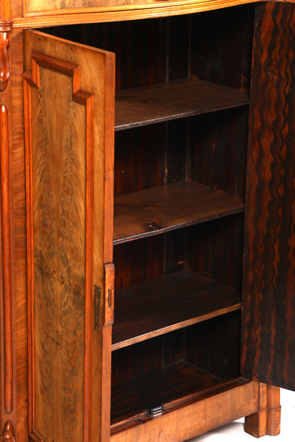 Traumhafter Louis Philippe Schrank um 1880 Gründerzeit Vertiko Highboard Schrank