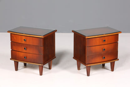 Wunderschöne Mid Century Kommode Vintage Nachttisch 60s Schubladenkommode 2 von 2