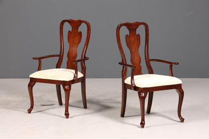 F140 Finish 2v2 DREXEL Wunderschöner Englischer Stuhl UK Küchenstuhl Antik Stil Sekretär Stuhl Polsterstuhl