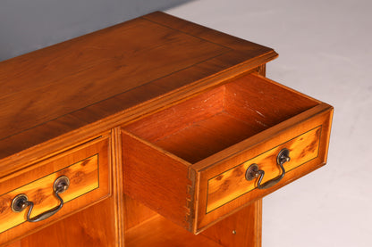 Wunderschönes Englisches Bücherregal Eibe Antik Regal Bookshelf Sideboard Buchablage 60s